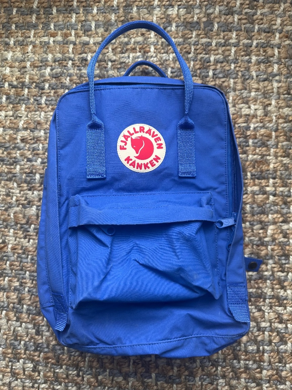 Fjallraven colbalt blue laptop backpack